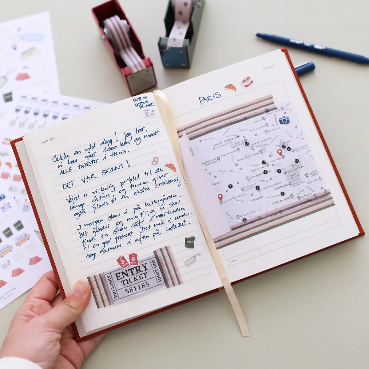 Kartotek Memories Journal souvenirs rigide terracotta