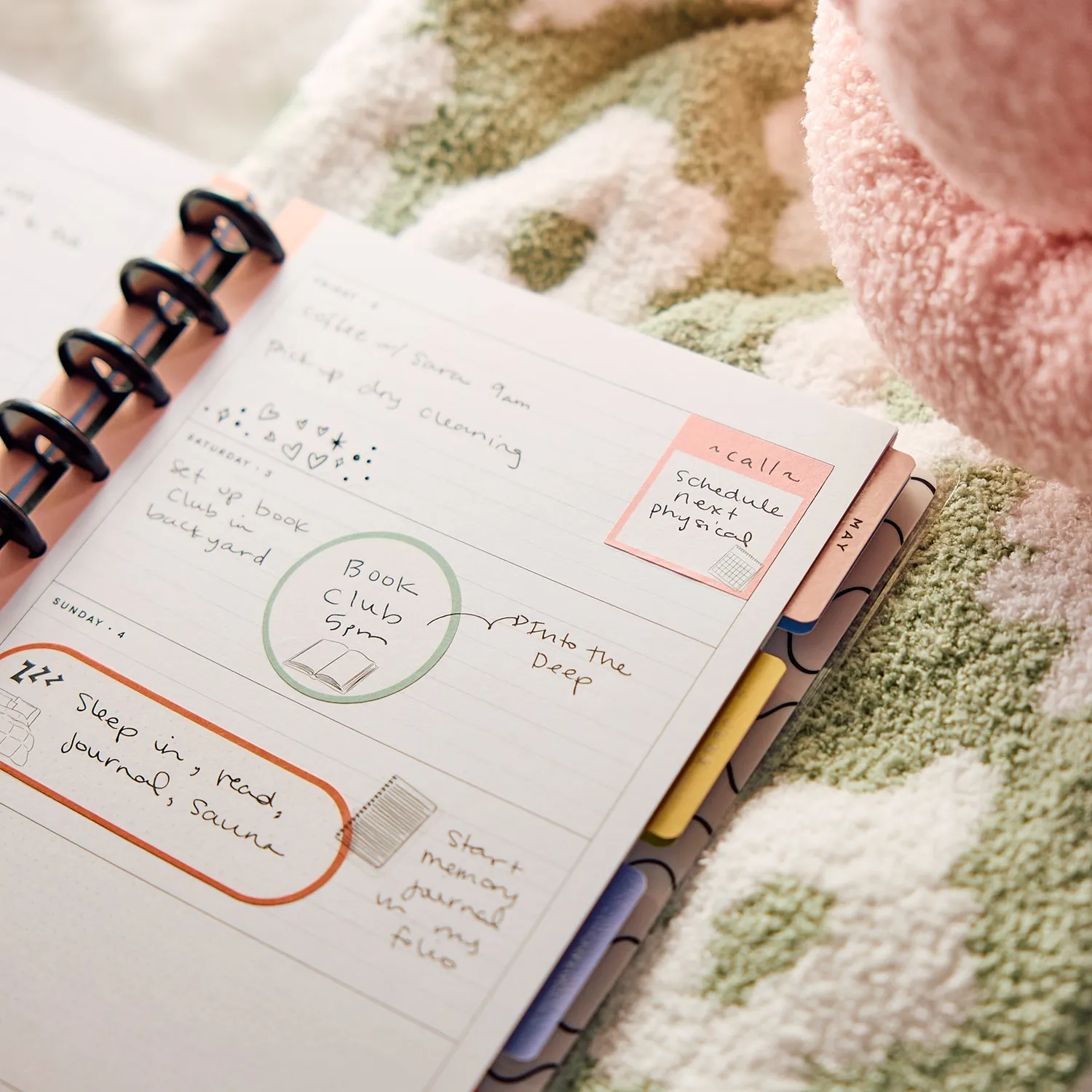 Happy Planner Pajama Plans 2027 agenda à anneaux horizontal Classic