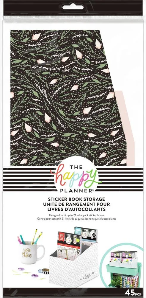 Happy Planner Homebody boîte rangement stickers