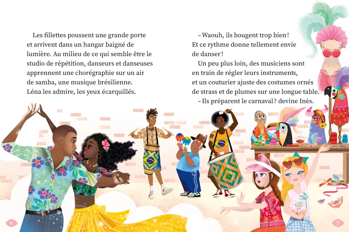 Frigobloc Une deux trois Danseuses Tome 12 roman Rio 6 ans