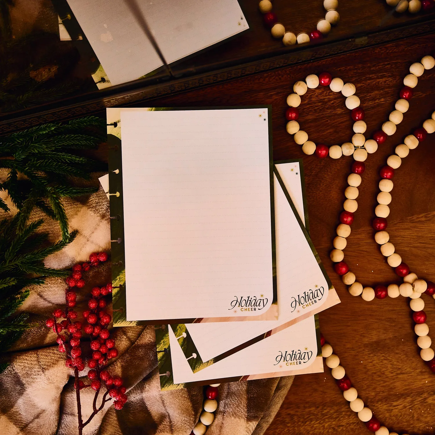 Happy Planner Holiday Charm recharge papier Classic 40