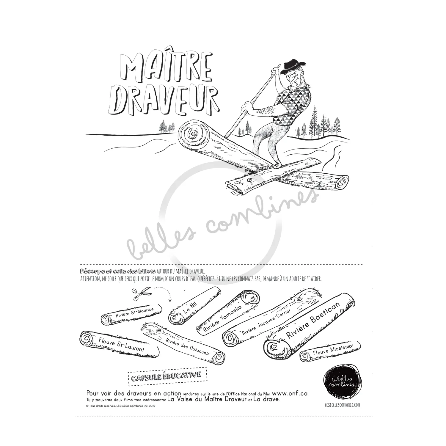 Les Belles Combines Petites Combines Mon petit Québec cahier 14 pages