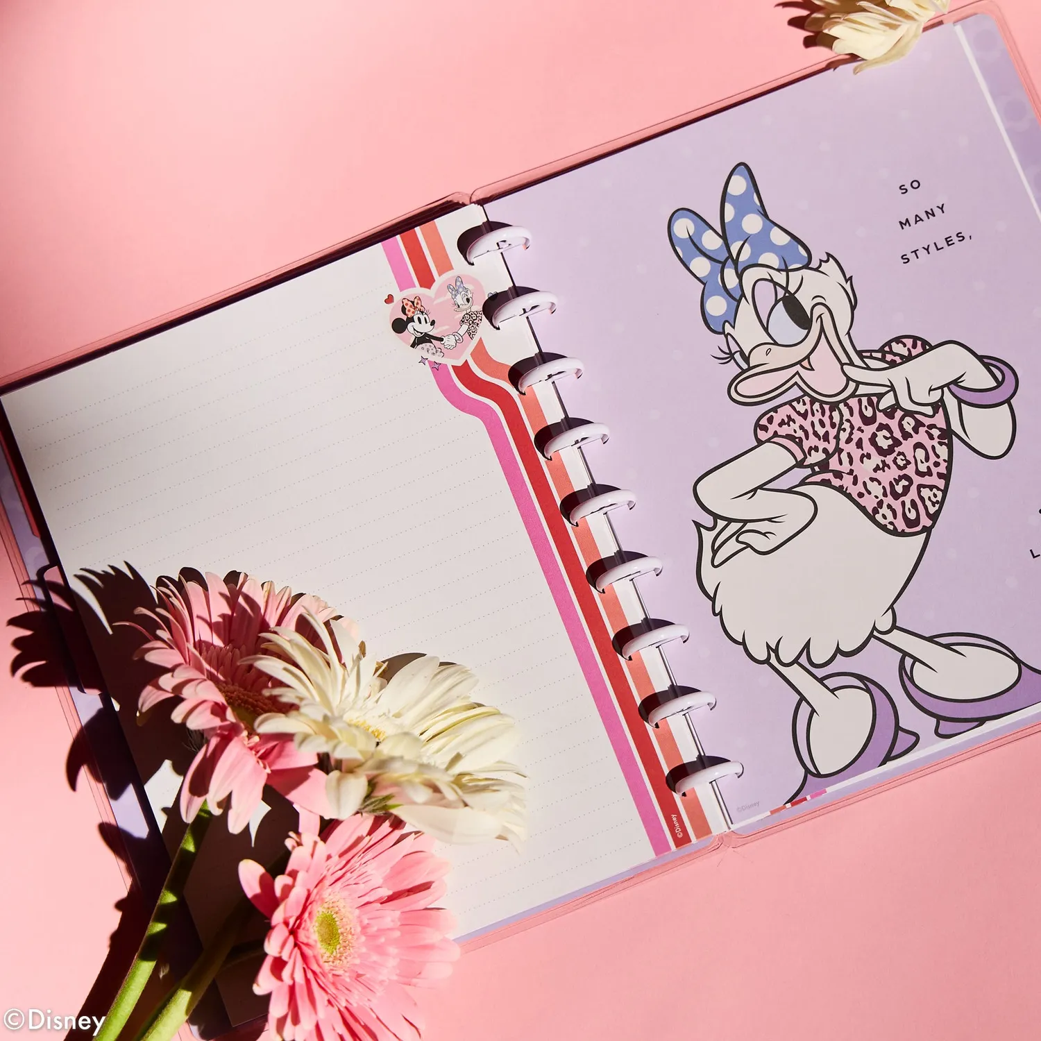 Me & my big ideas Minnie Mouse Bow Happy Classic carnet pointillé 60 feuilles