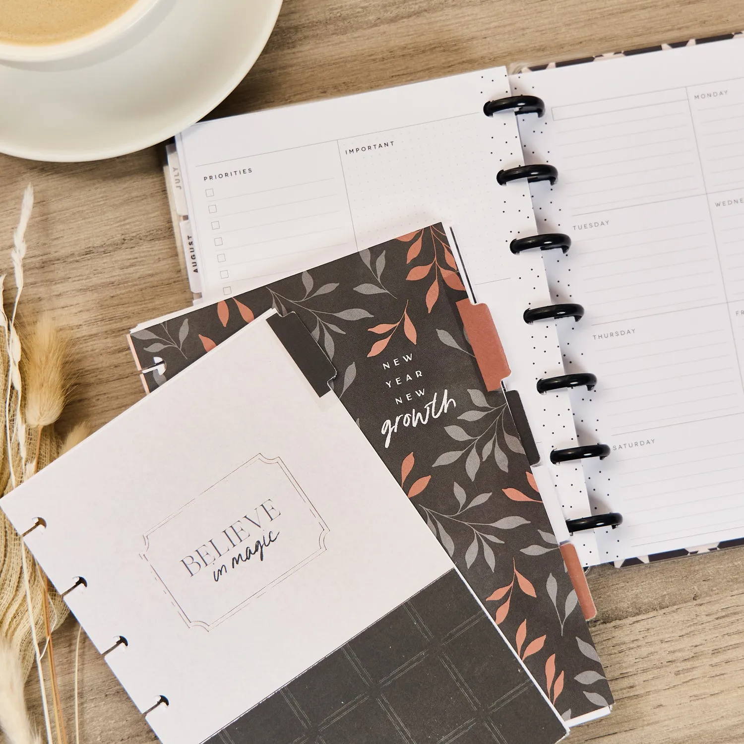 Happy Planner Modern Charm Mini recharge agenda 6 mois