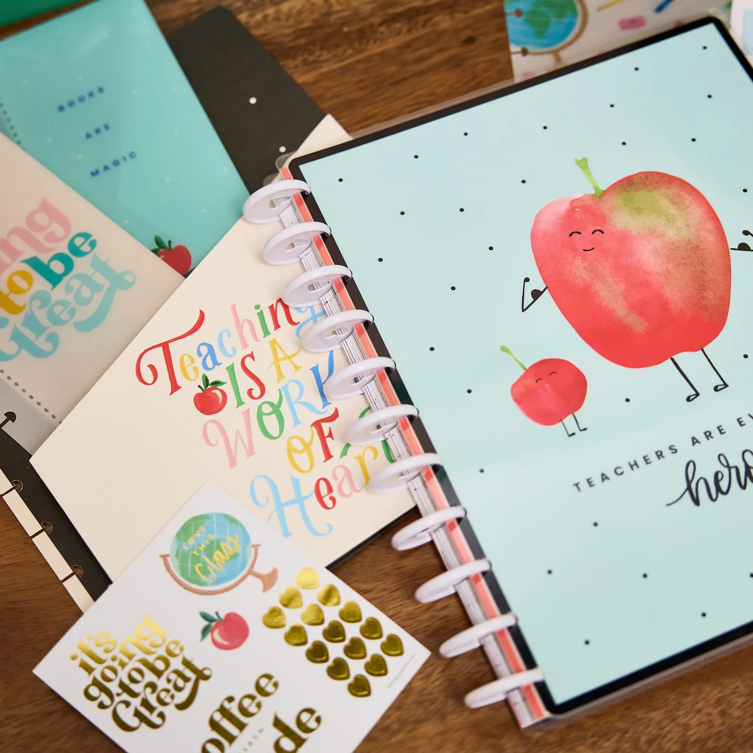 Happy Planner Bright Lessons 2026-2027 agenda enseignant Big