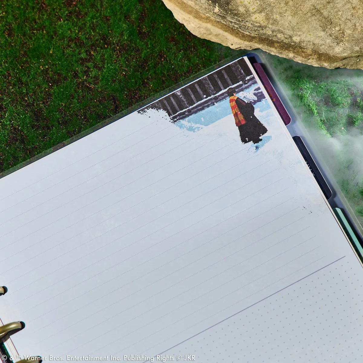 Happy Planner Harry Potter Enchanted Grounds papier dashboard Big 40 feuilles ligné