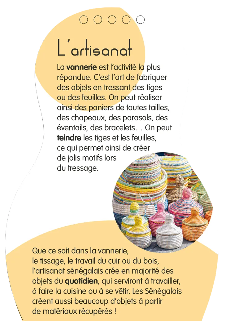 Frigobloc Minimiki Nayah au Sénégal carnet créatif stickers