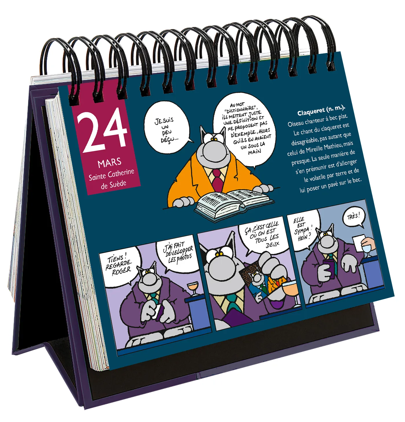 Frigobloc Les 365 jours du Chat Tome 2 calendrier humour
