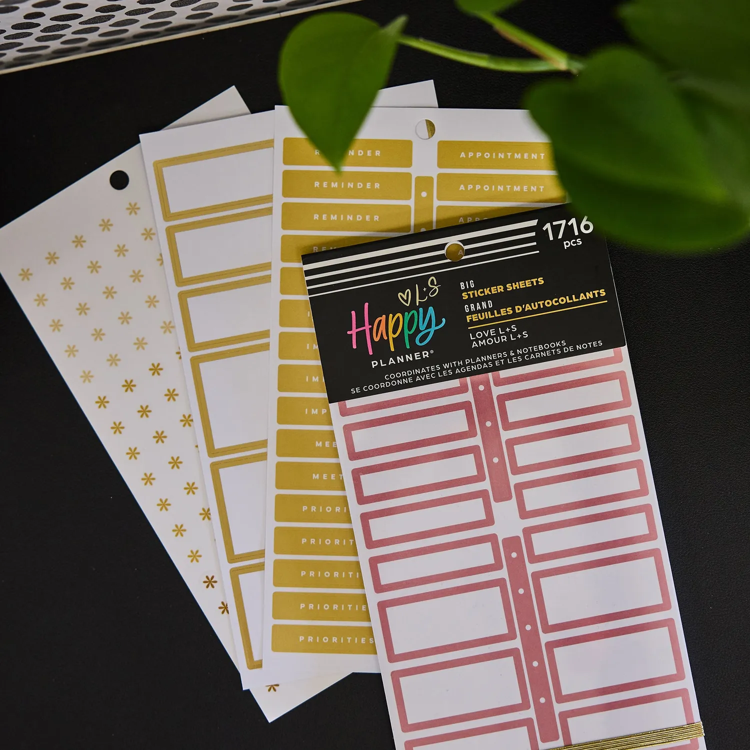 Happy Planner Love L+S Big Value Pack stickers couleurs