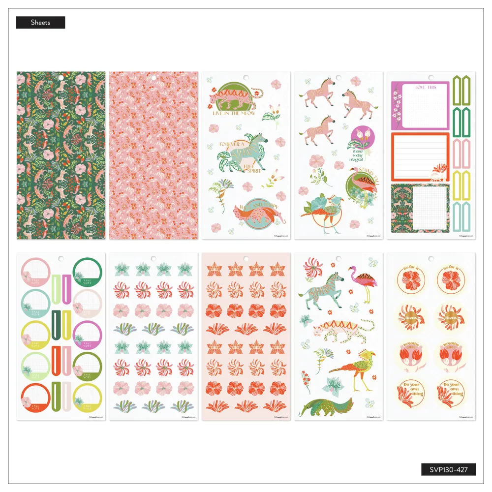 Happy Planner Lush Linens Value Pack autocollants 920 motifs