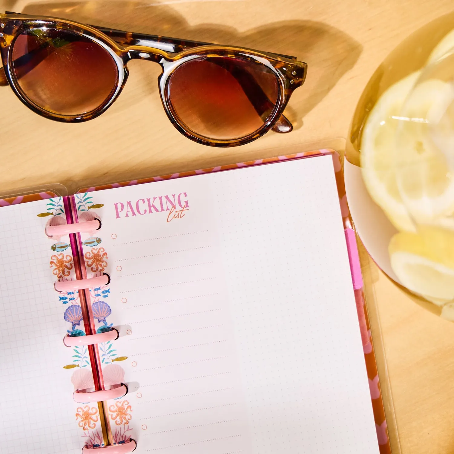 Happy Planner Packing List papier recharge Mini 40 feuilles