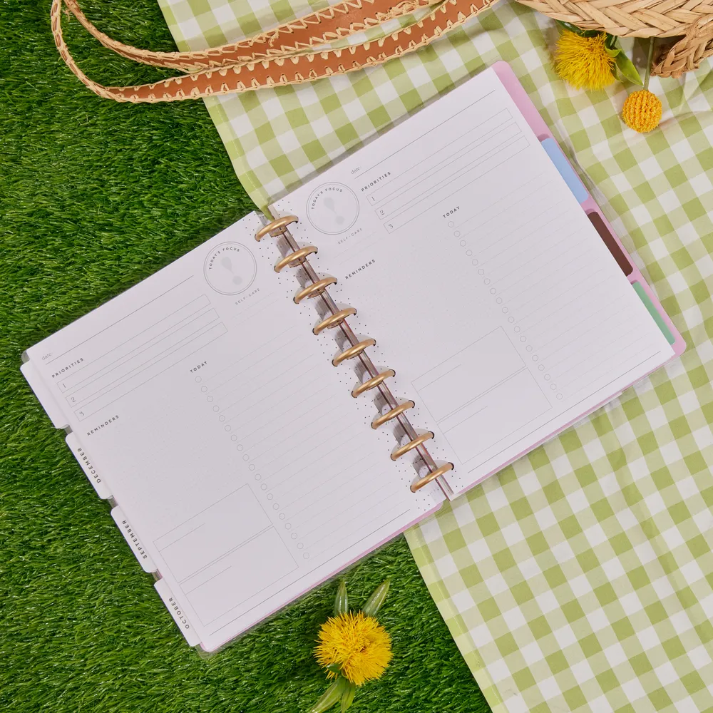 Happy Planner Boardwalk Ice Cream extension journalière 4 mois