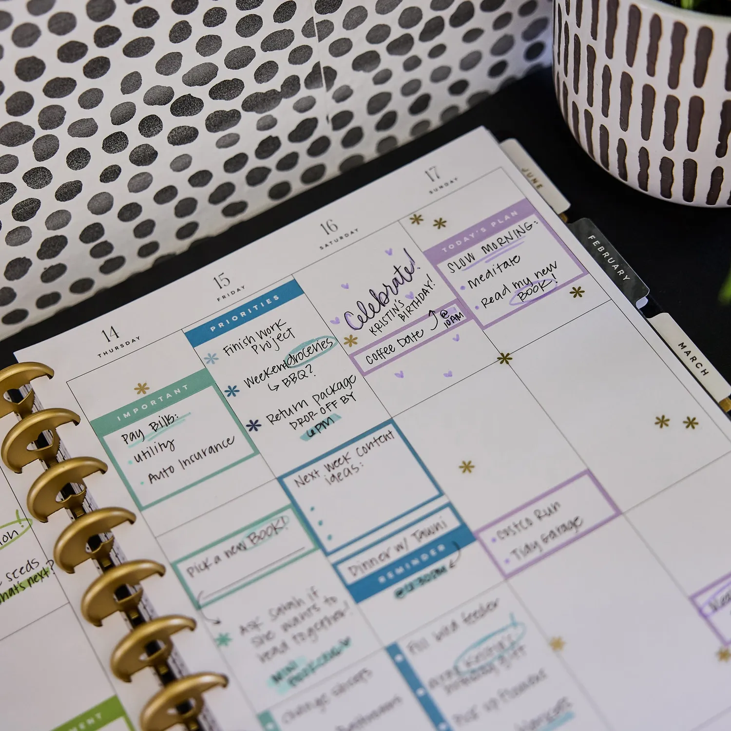 Happy Planner Love L+S planner 2027 Big vertical 12 mois