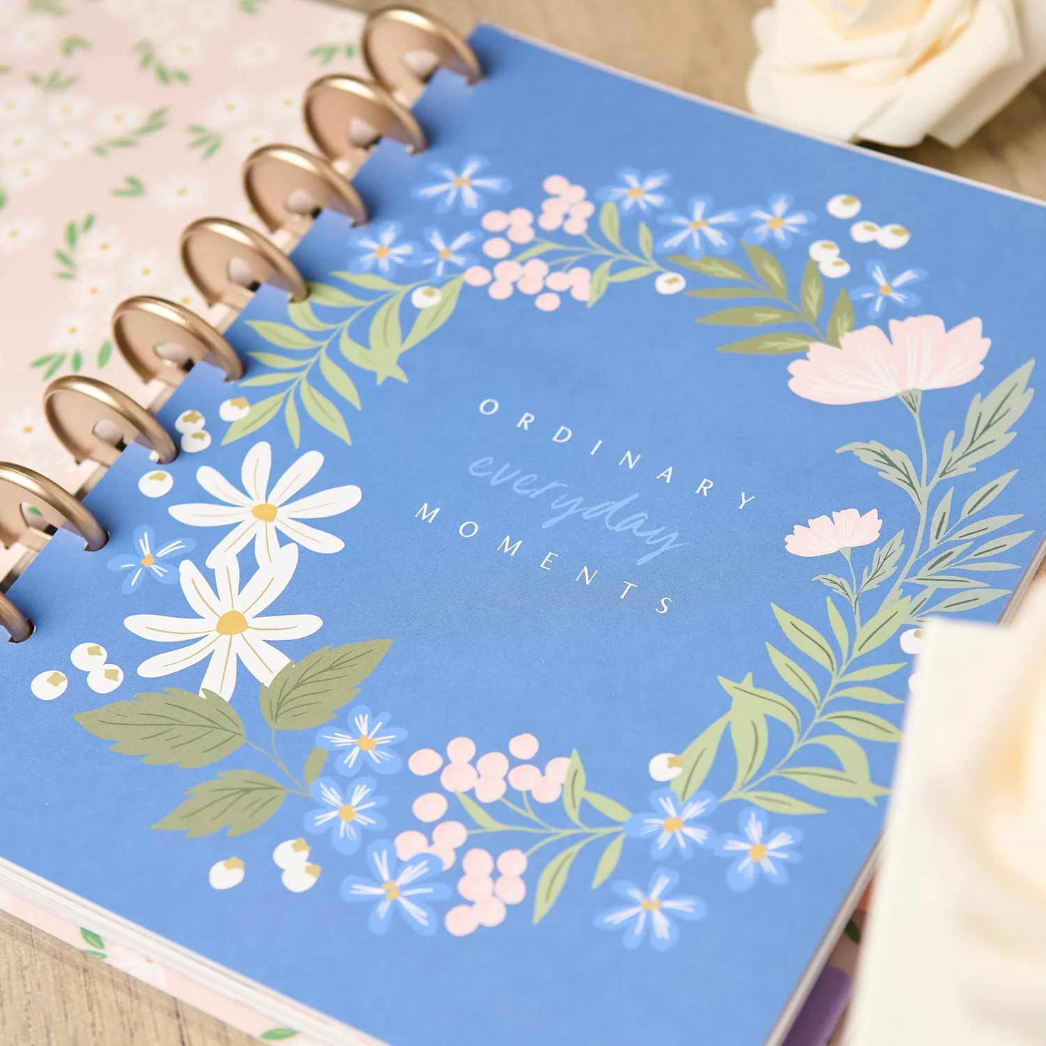 Happy Planner Cool Bloom journal parental guidé Classic 80 feuilles