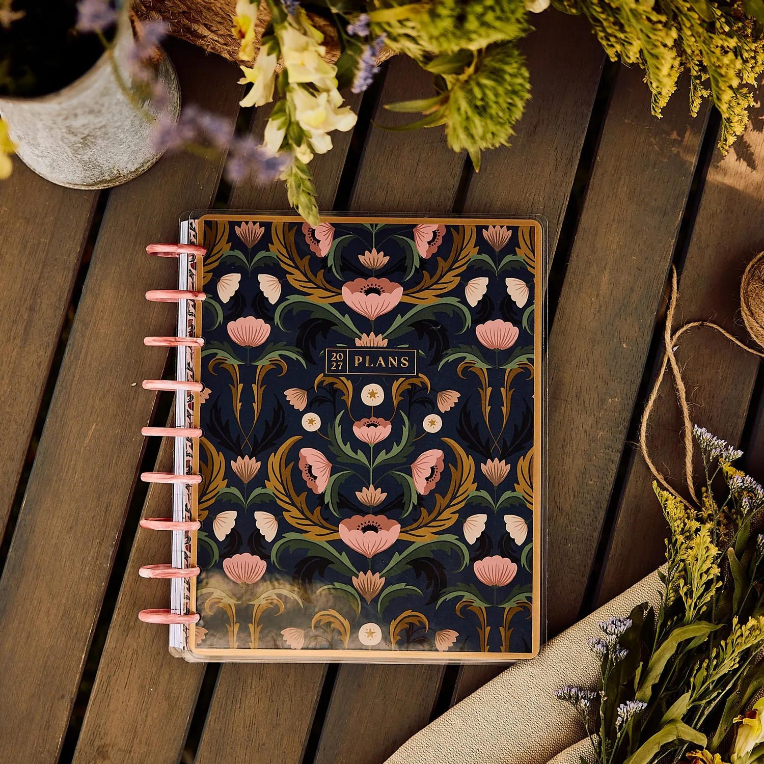 Happy Planner Twilight Tapestry agenda 2027 Classic horizontal