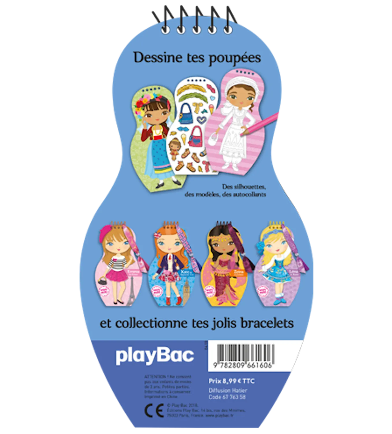 Minimiki Elena en Grèce carnet créatif stickers