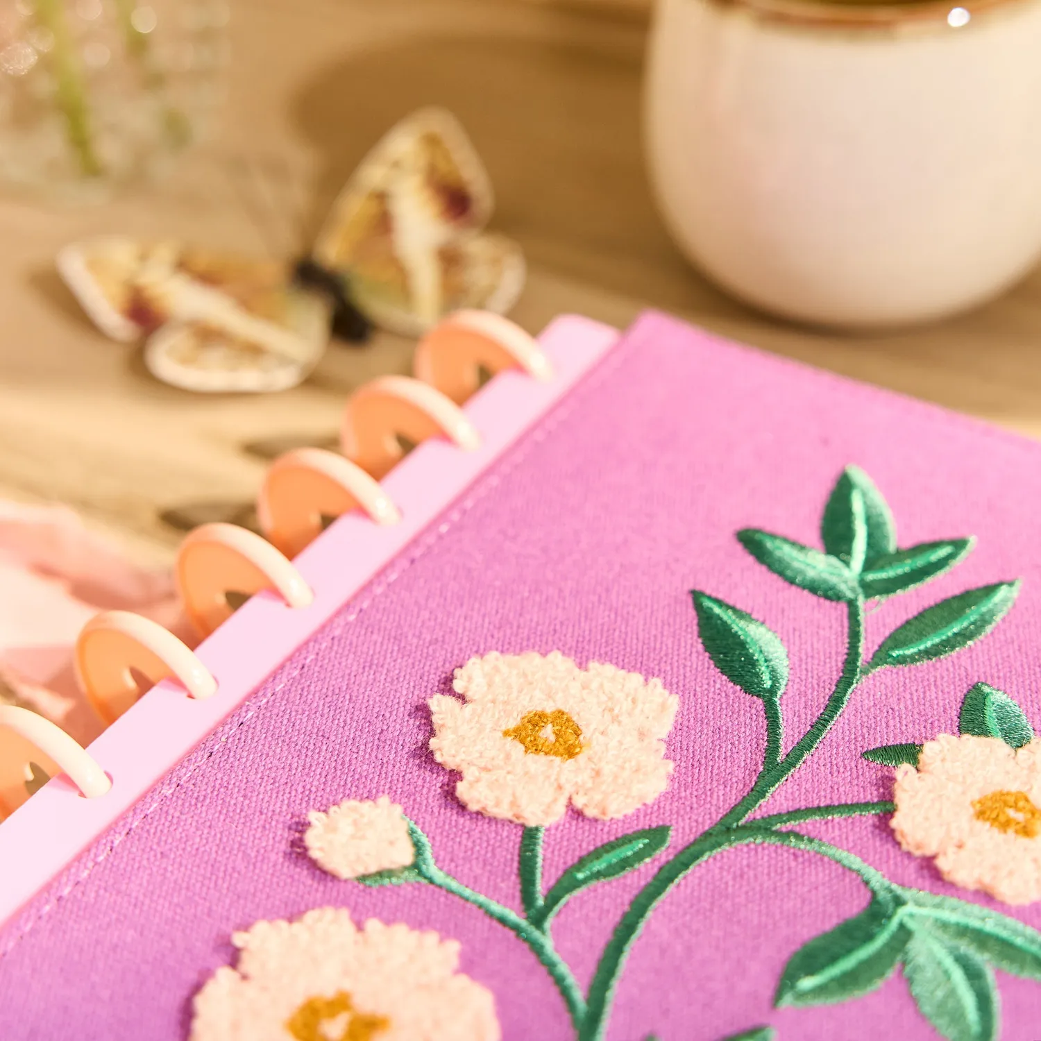 Happy Planner Spring Tapestry agenda classic horizontal 2026-2027