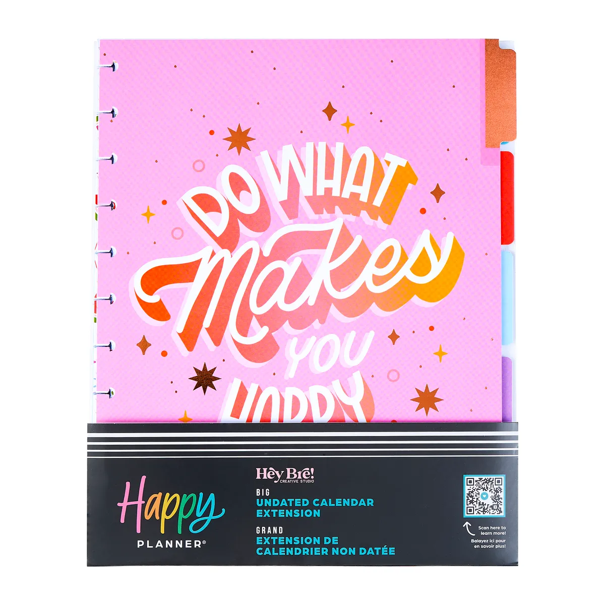 Happy Planner Seasons of Joy extension big dashboard 6 mois