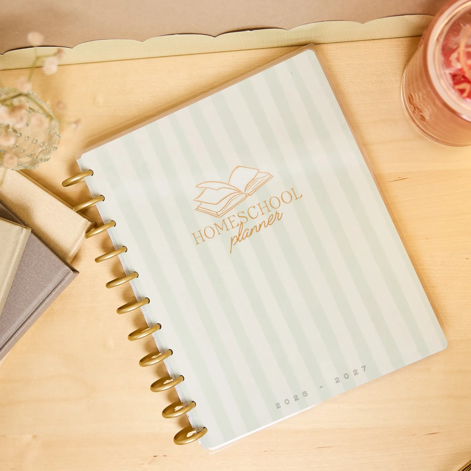 Happy Planner Pastel Poetry agenda homeschool Big 2026-2027