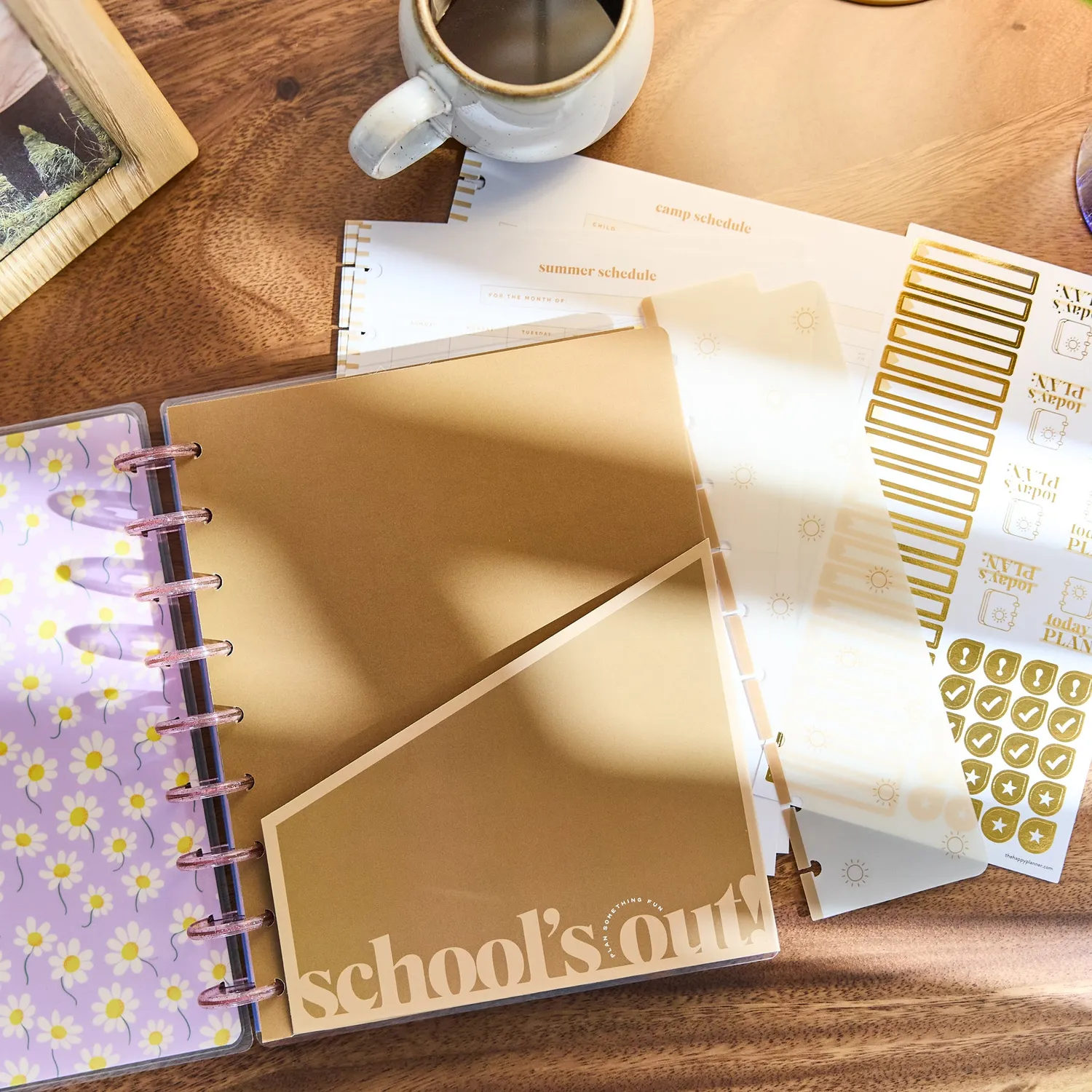Happy Planner Parenting School's Out extension Classic été