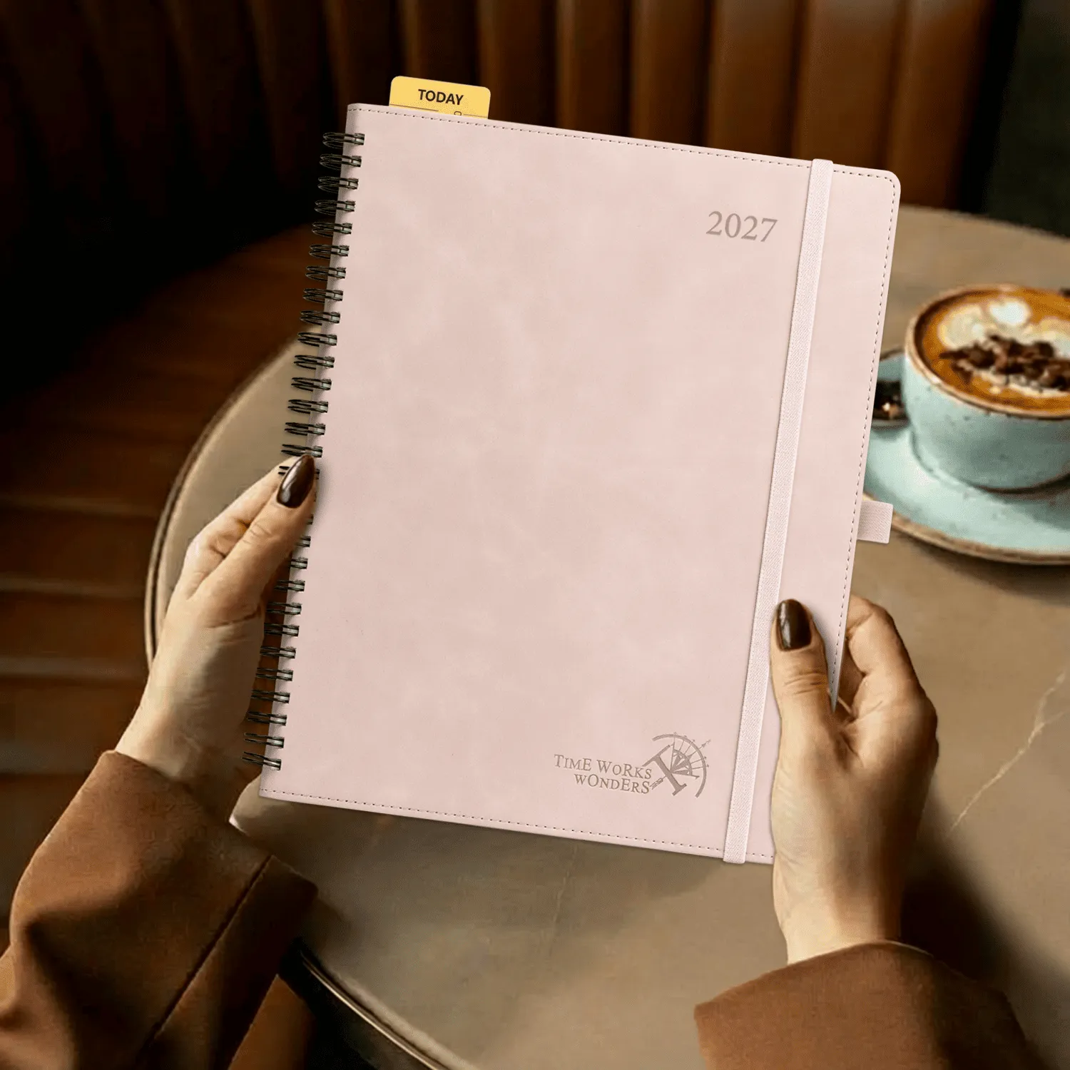 Poprun WENLK7-27 agenda semainier 2027 grand format + notes