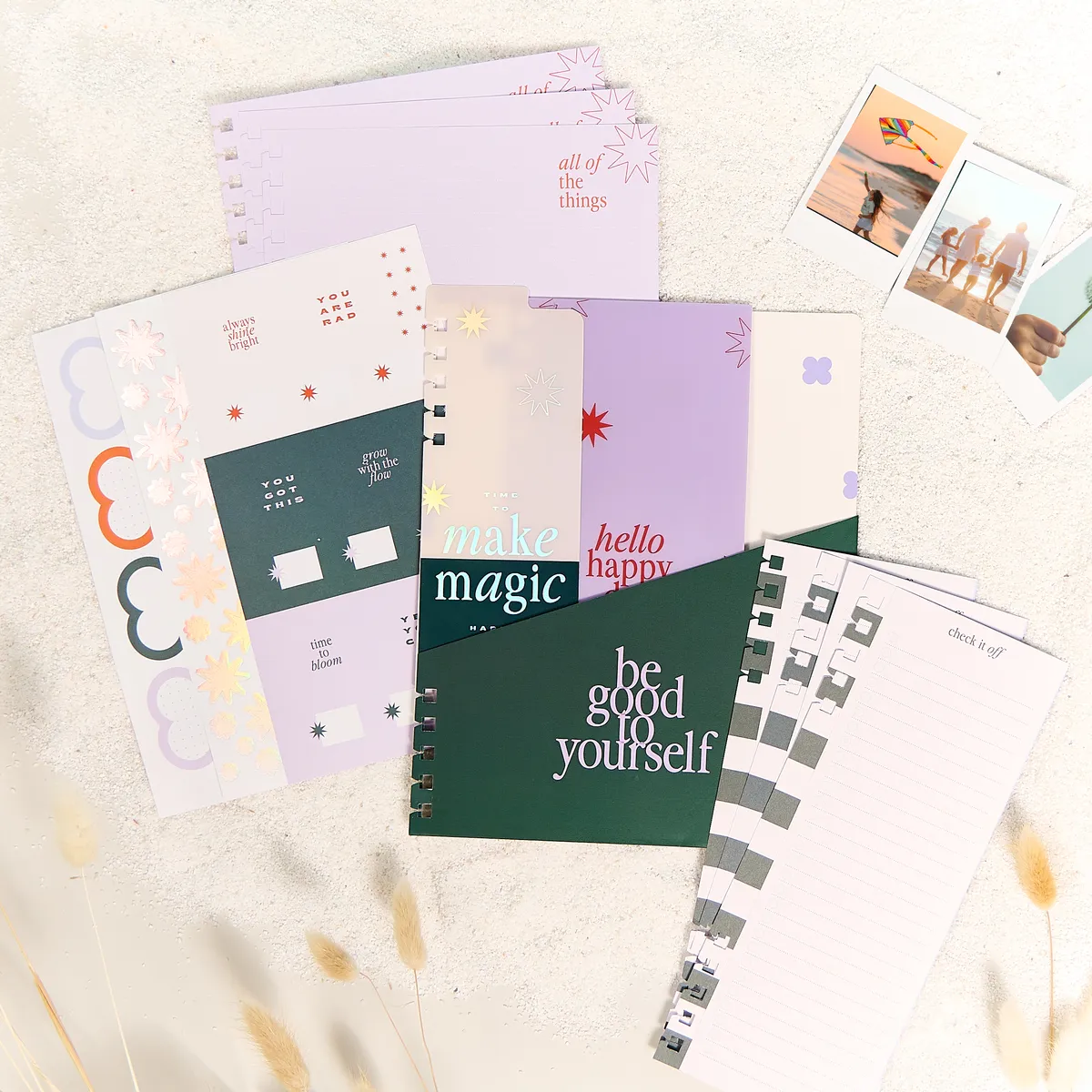 Happy Planner Soft Pop pack accessoires spiral Classic