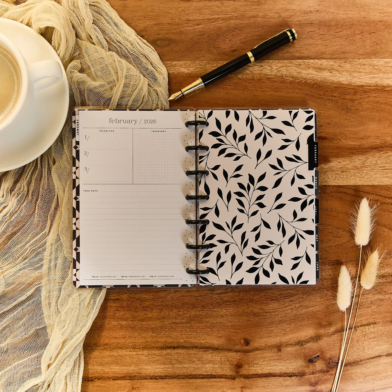 Happy Planner Heritage Charm Mini agenda dashboard 2026