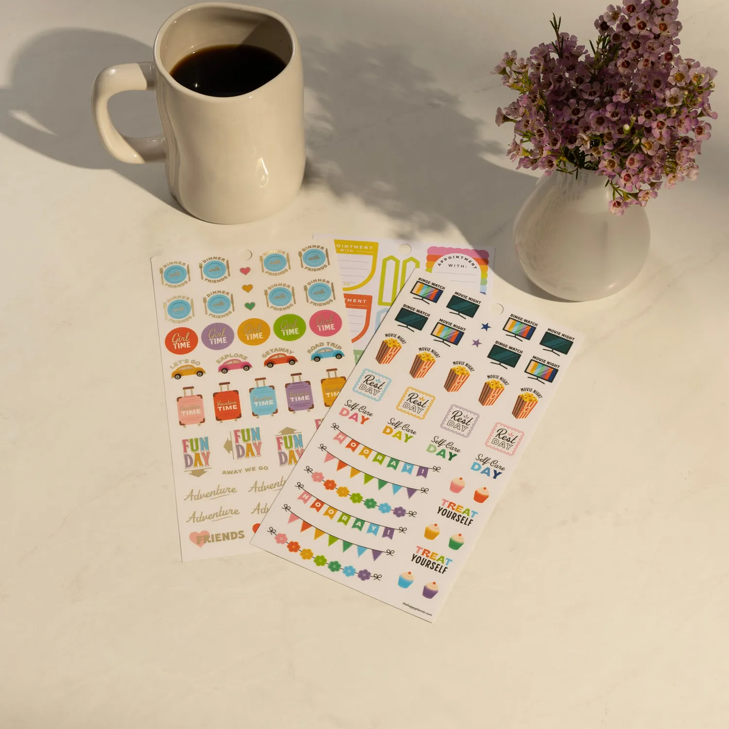Happy Planner Everyday Plans stickers Classic 30 planches