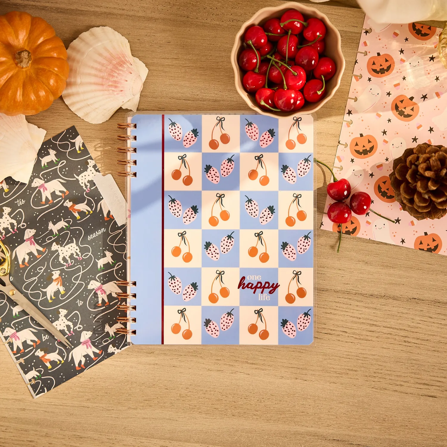 Happy Planner A Festive Year Classic agenda spiral dashboard 12 mois