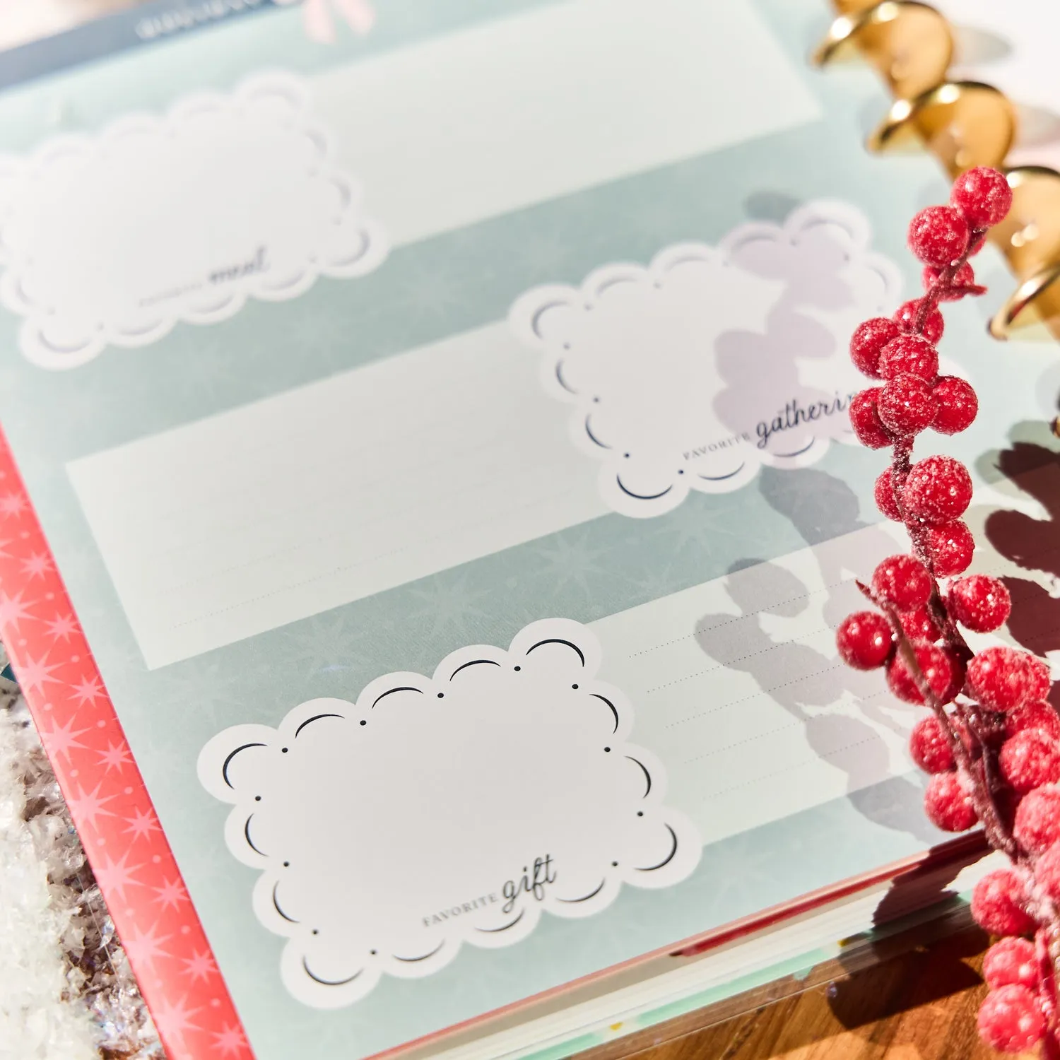 Happy Planner Christmas compagnon planner classic noël