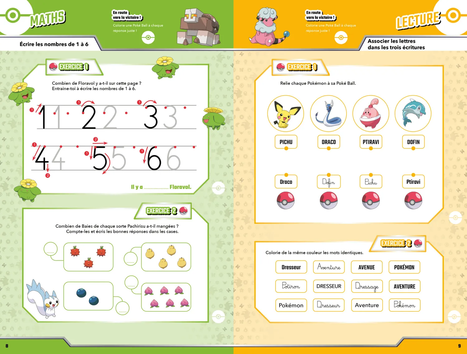Frigobloc Pokémon MS à GS cahier de vacances 2026 révisions