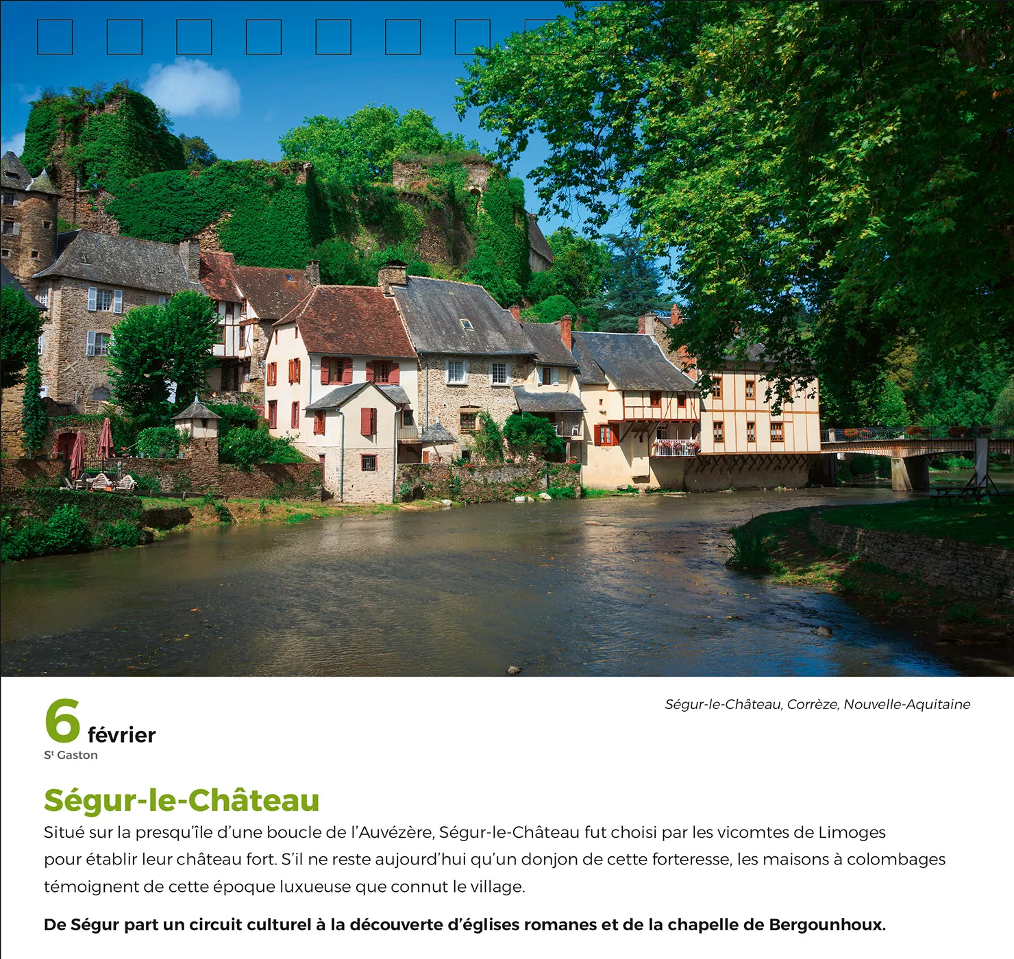 GEO Villages de France remarquables calendrier 365 jours