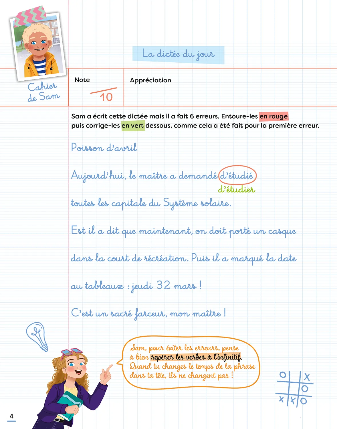 Les Incollables C'est moi la maîtresse CE2 cahier 8-9 ans