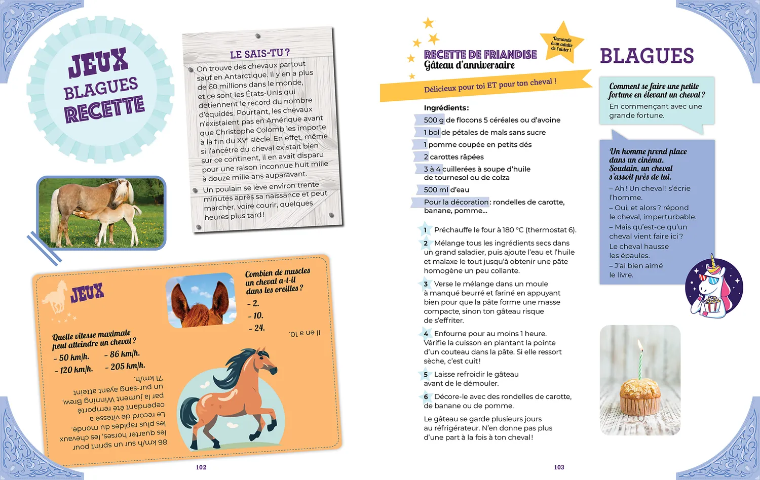 Frigobloc Passe tes galops 1 et 2 livre galops enfant FFE