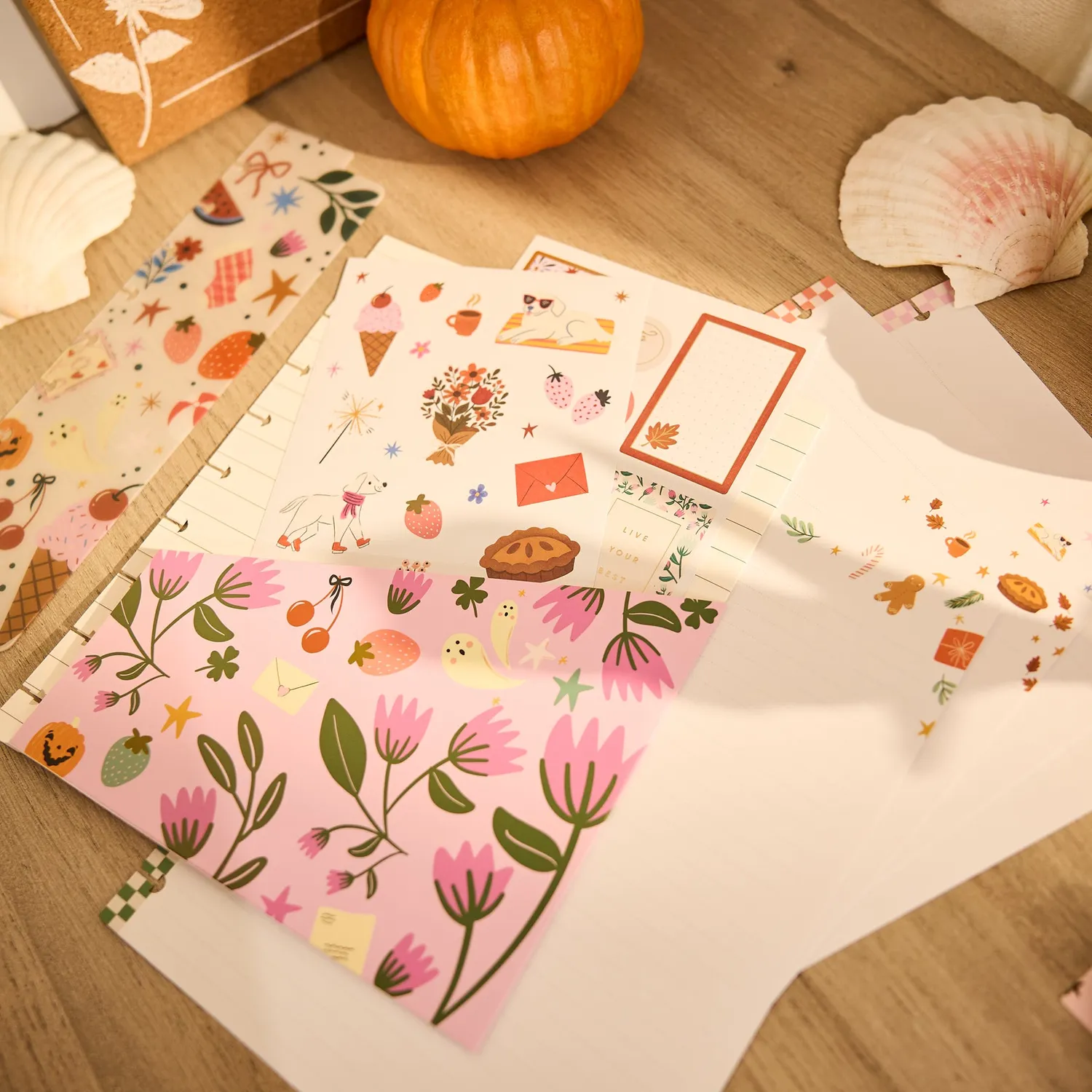 Happy Planner Classic A Festive Year kit accessoires saison