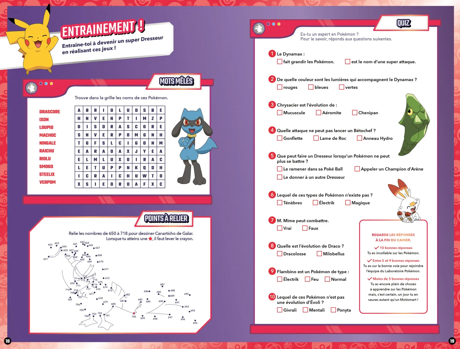 Incollables Pokémon CE1 au CE2 cahier de vacances 7-8 ans