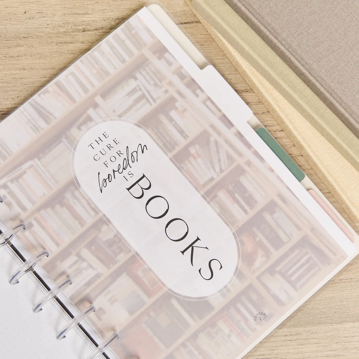 Happy Planner Modern Bookish Classic journal lecture 80 feuilles