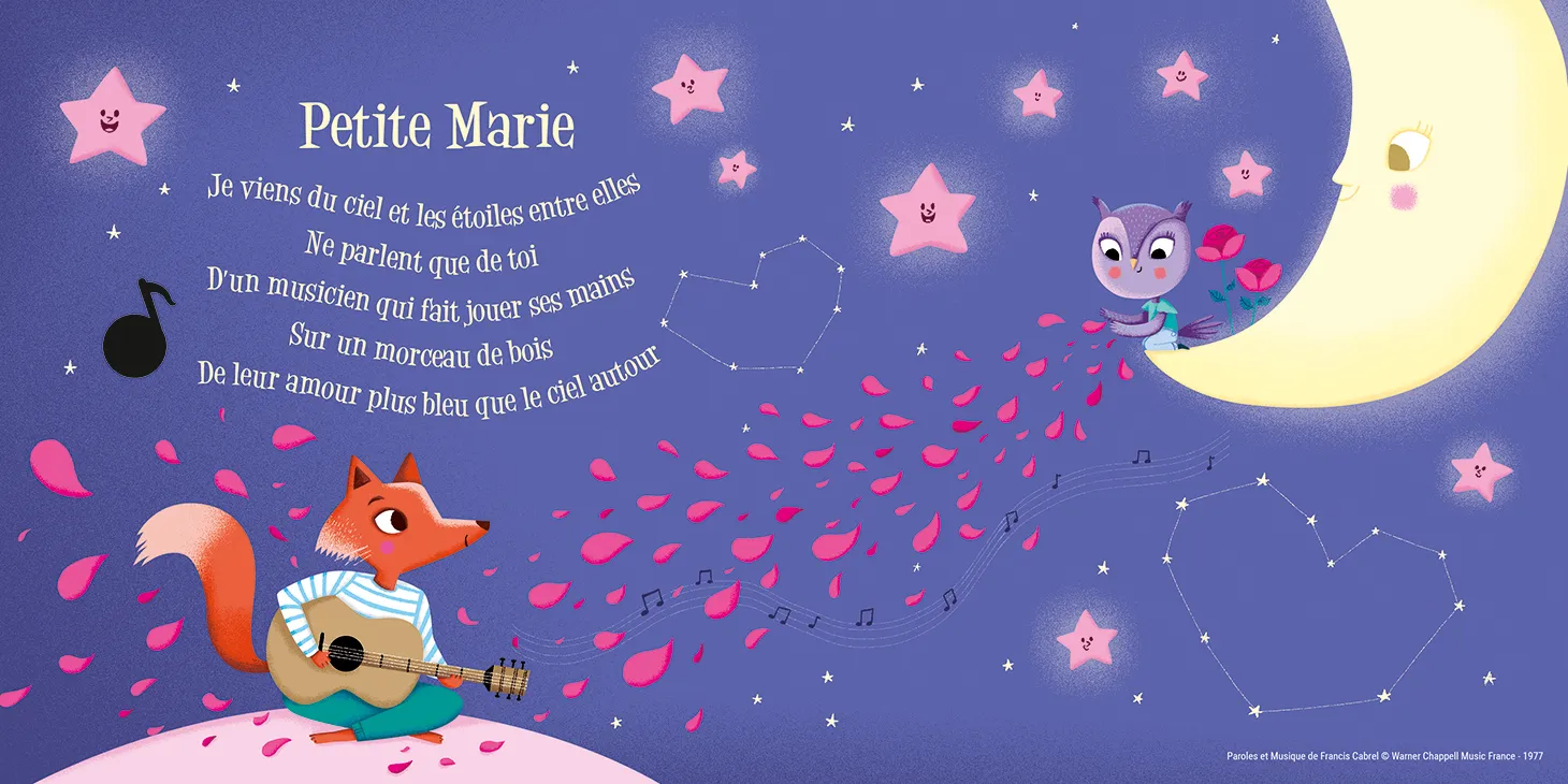Frigobloc Mon Premier Cabrel livre musical bébé 5 chansons
