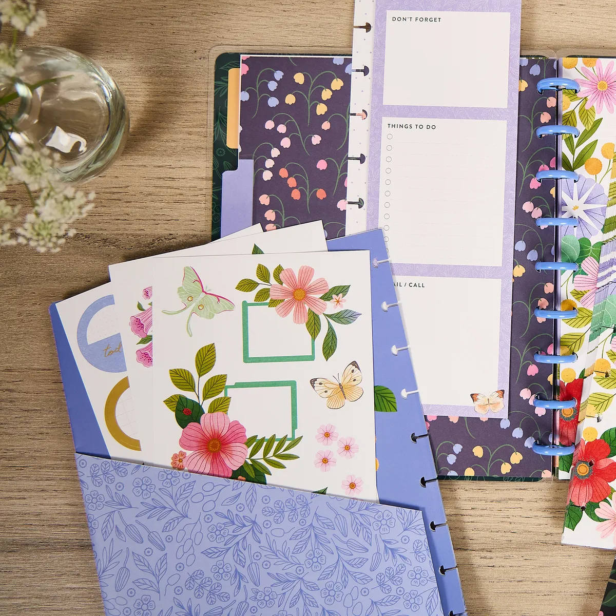Happy Planner Midnight Meadow kit accessoires Classic