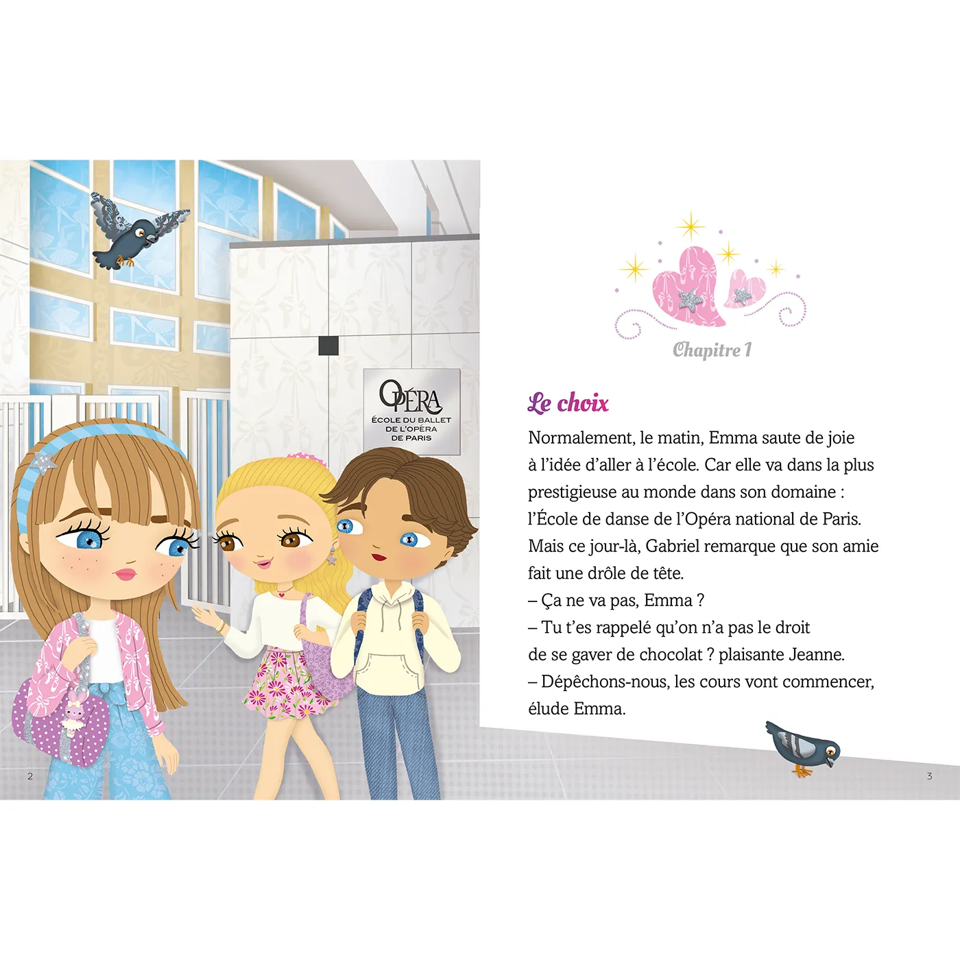 Frigobloc Emma à l'Opéra Bonne étoile tome 4 premier roman