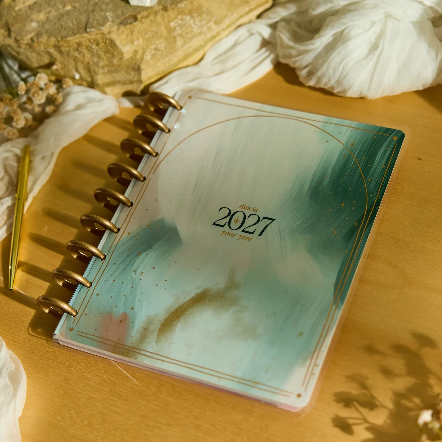 Me & my big ideas Happy Planner Starlit Glow agenda 2027 dashboard