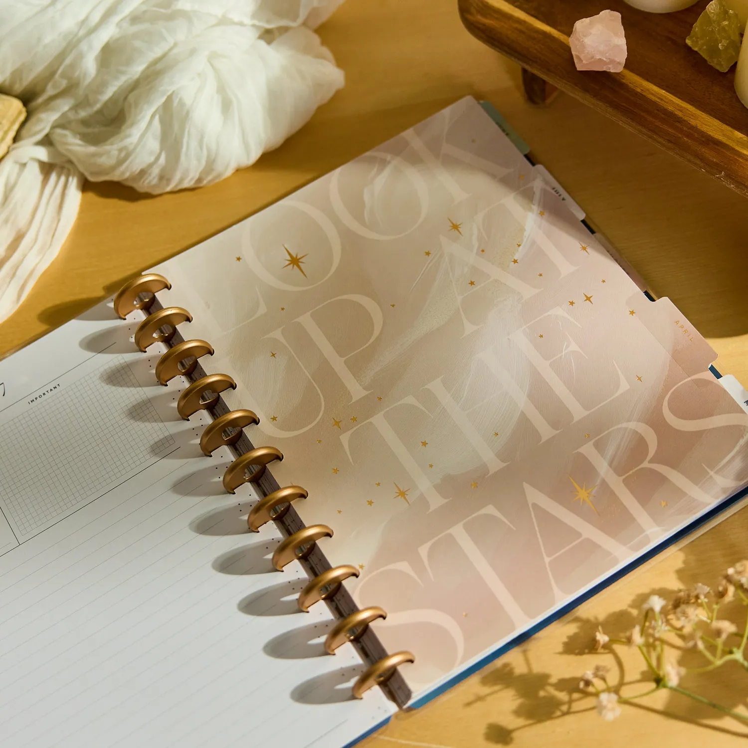 Happy Planner Starlit Glow agenda Big 2027 horizontal
