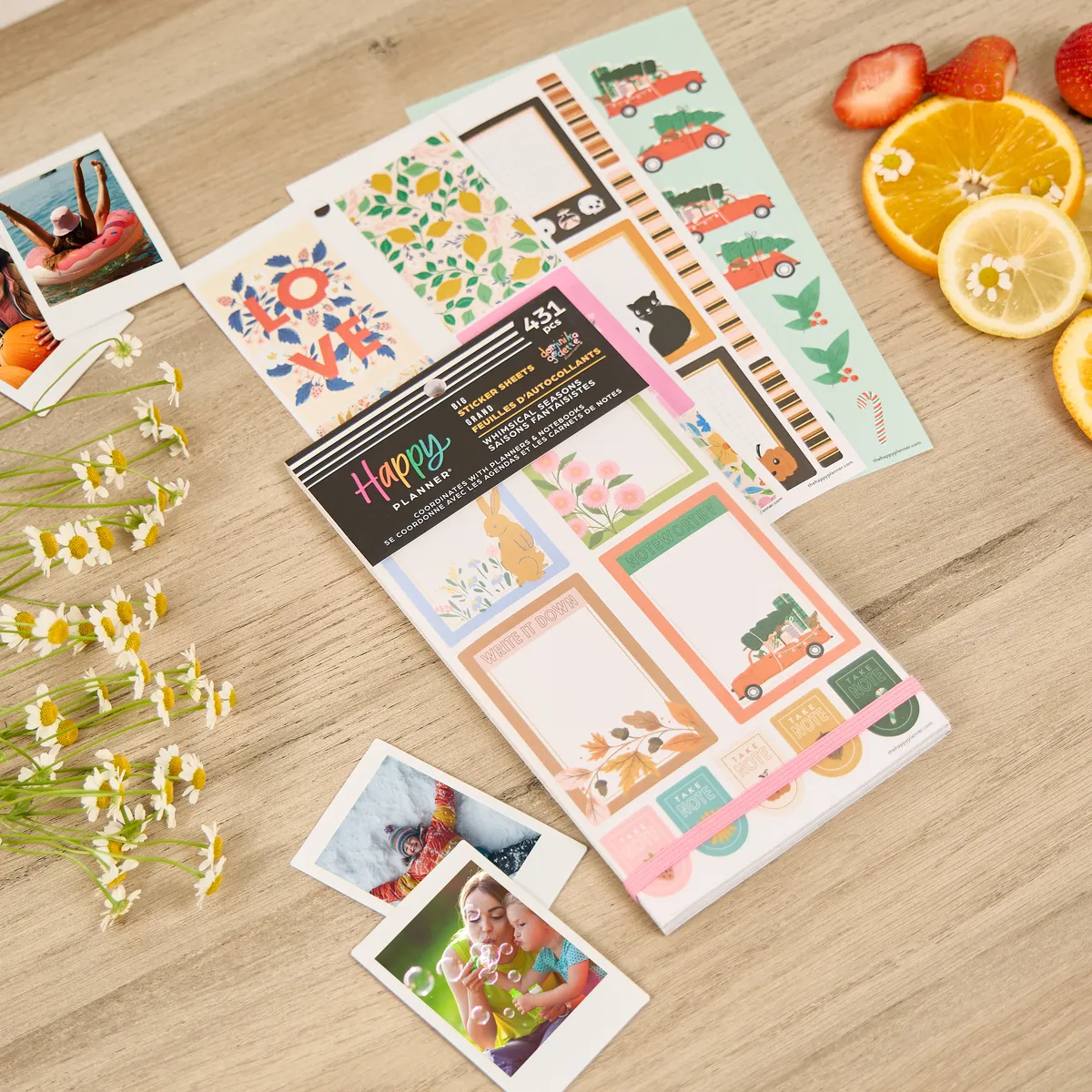 Happy Planner Whimsical Seasons stickers Big 431 saisons