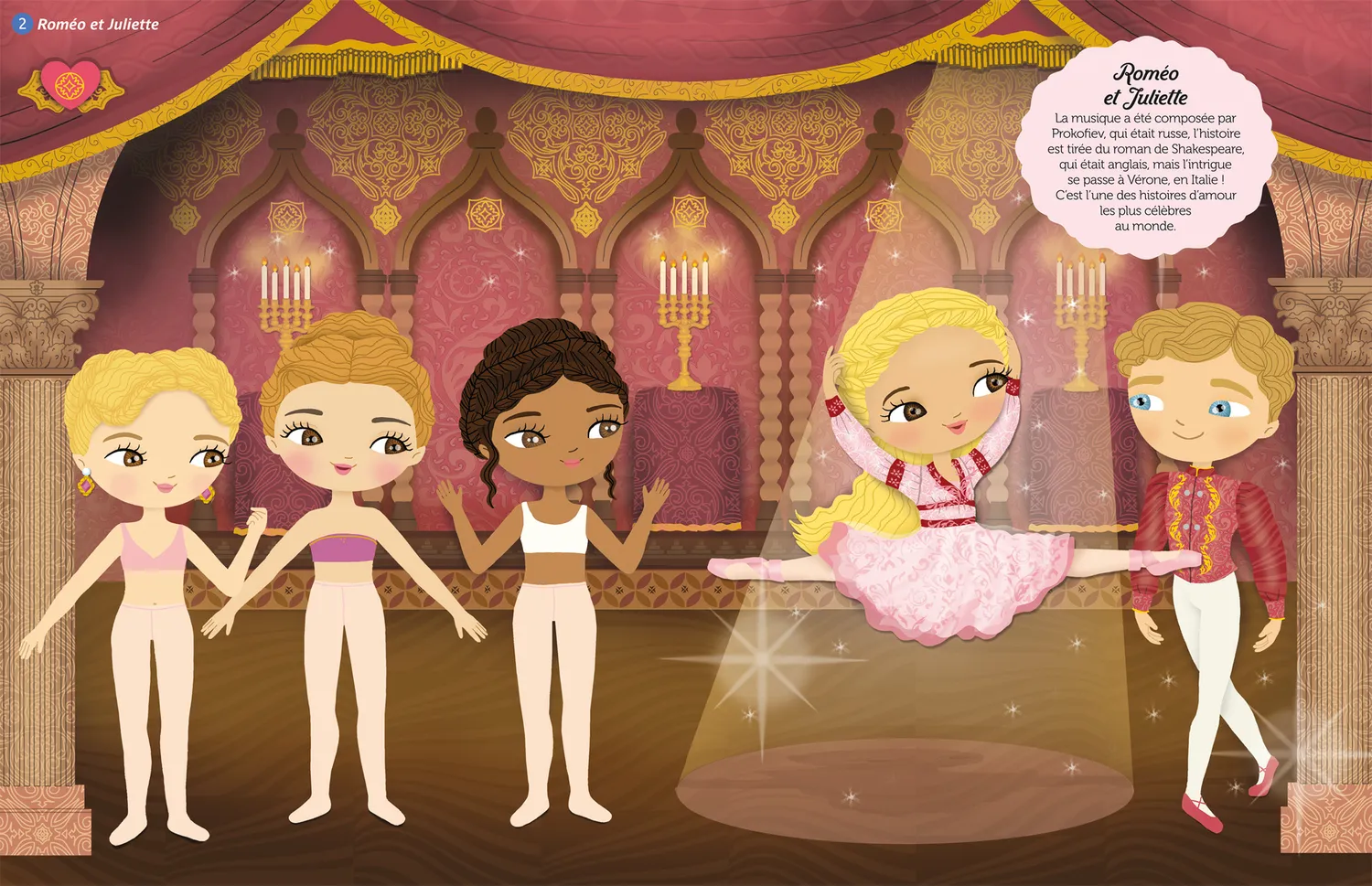 Frigobloc Minimiki Ballets autour du monde stickers 300 stickers