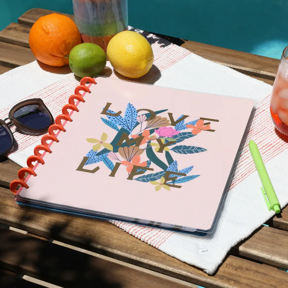Happy Planner Big carnet pointillé Jungle 60 feuilles intercalaires