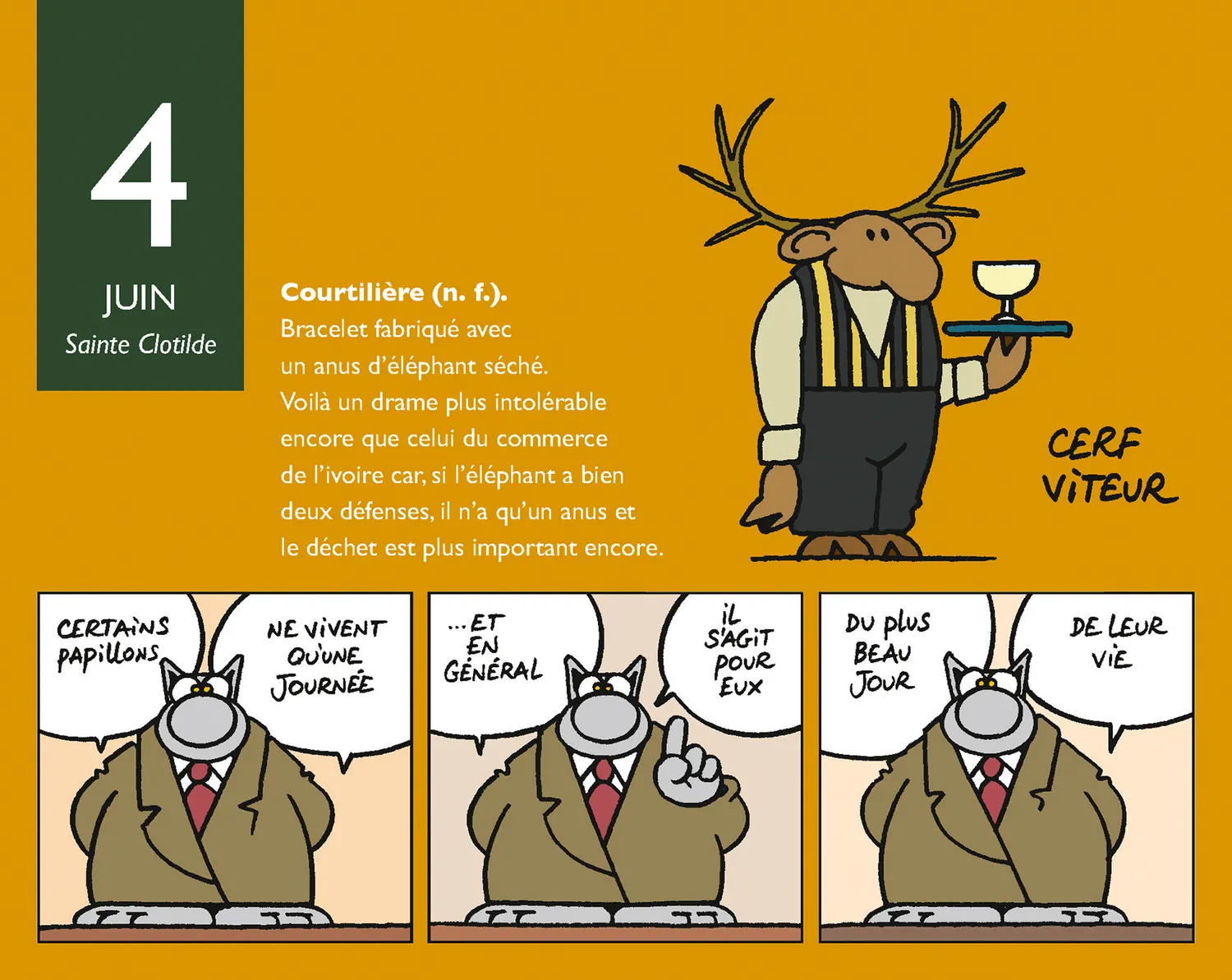 Frigobloc Les 365 jours du Chat Tome 2 calendrier humour