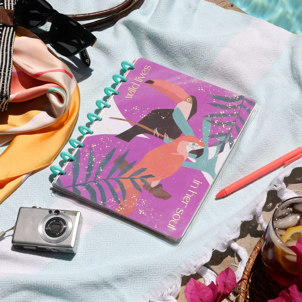 Happy Planner Tropical Boho carnet pointillé 60 feuilles