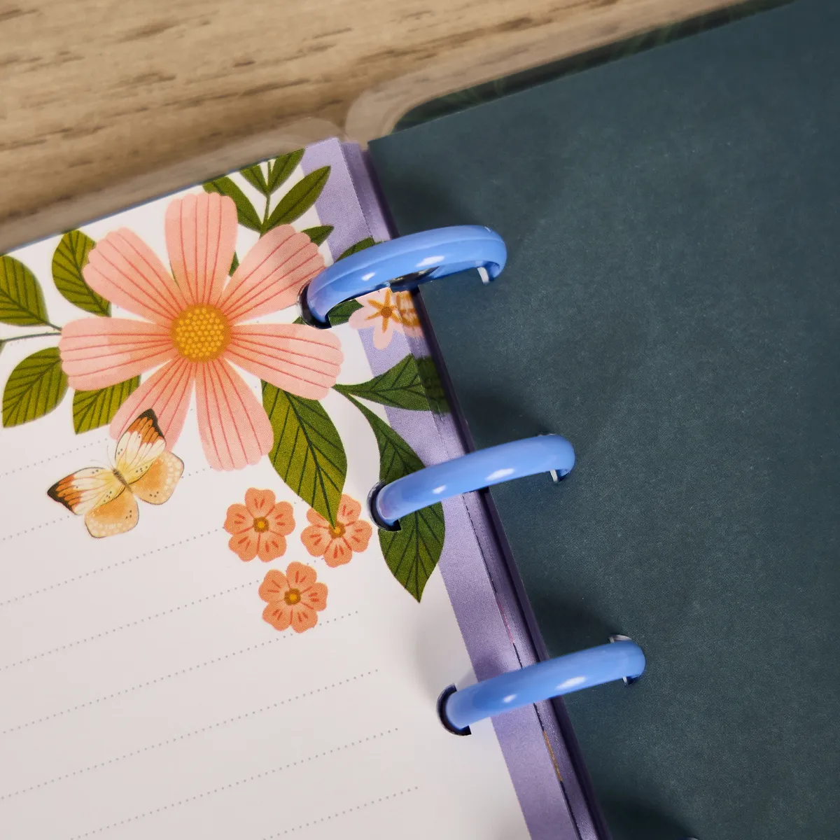 Happy Planner Midnight Meadow carnet classic 60 feuilles pointillé