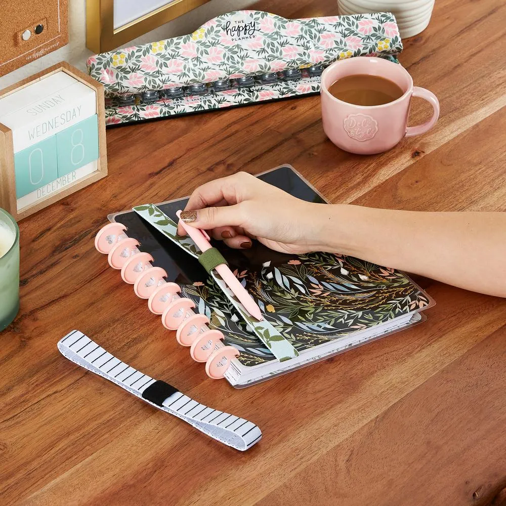 Happy Planner Homebody porte-stylo élastique Classic lot 2 fleuri