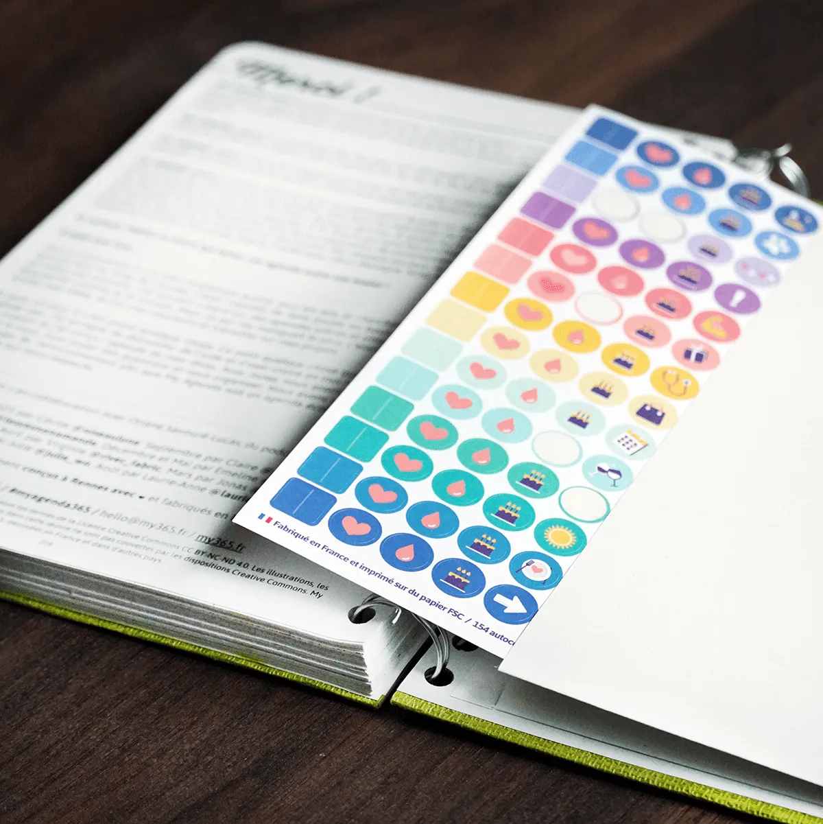 My365 My Agenda 2026 agenda A5 spirale souple Variations